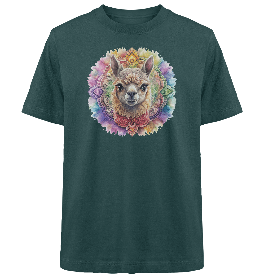 Alpaka Mandala - Heavy Oversized Organic Shirt - ArtfulShenwyn