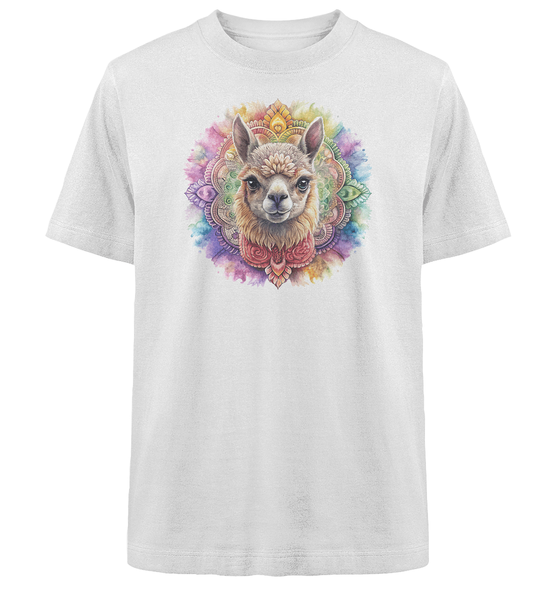 Alpaka Mandala - Heavy Oversized Organic Shirt - ArtfulShenwyn