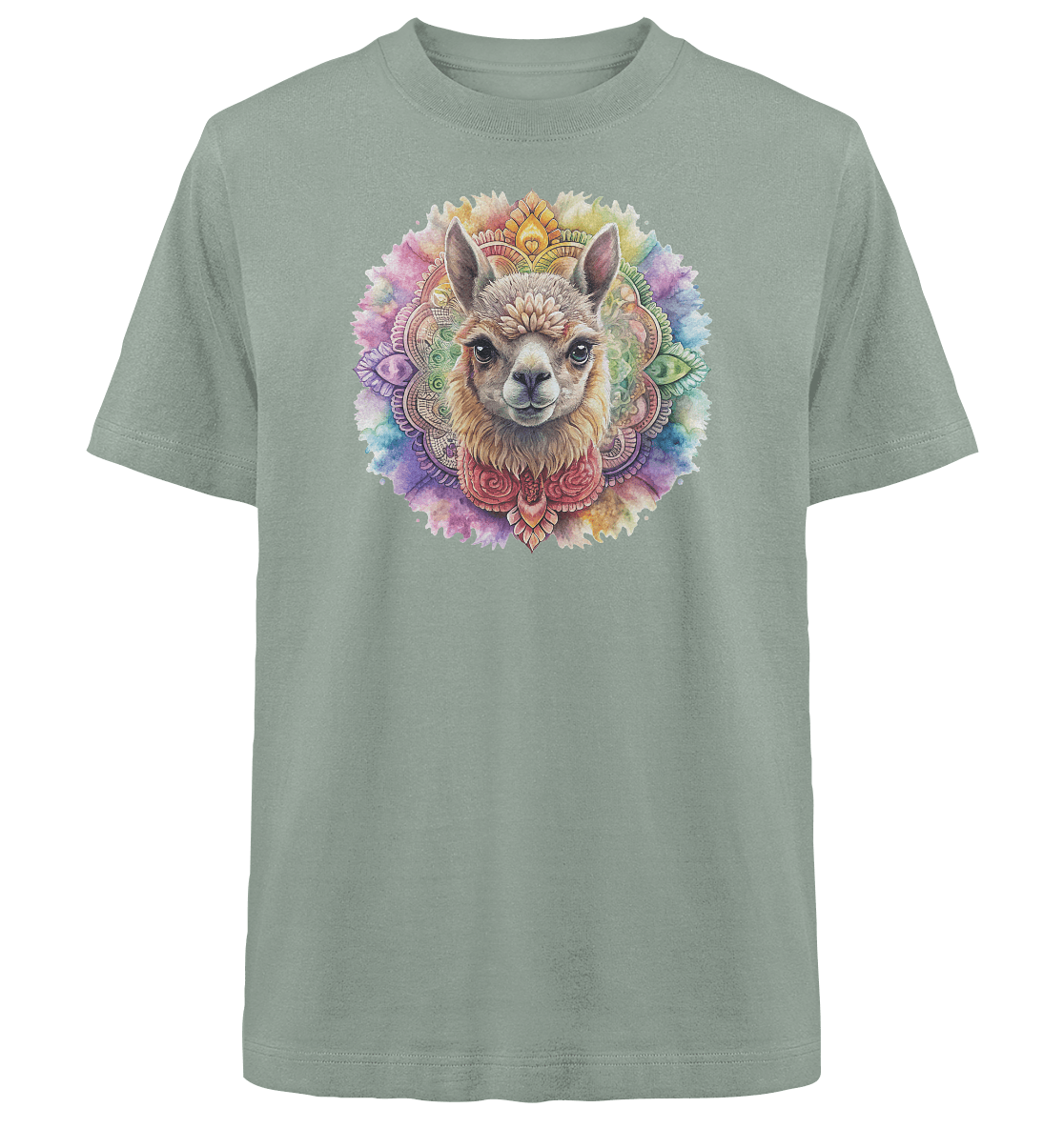 Alpaka Mandala - Heavy Oversized Organic Shirt - ArtfulShenwyn