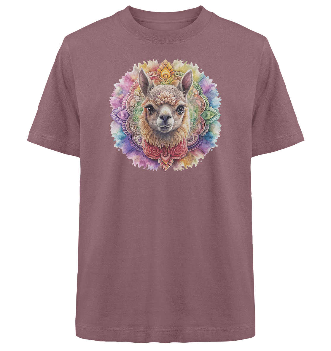 Alpaka Mandala - Heavy Oversized Organic Shirt - ArtfulShenwyn