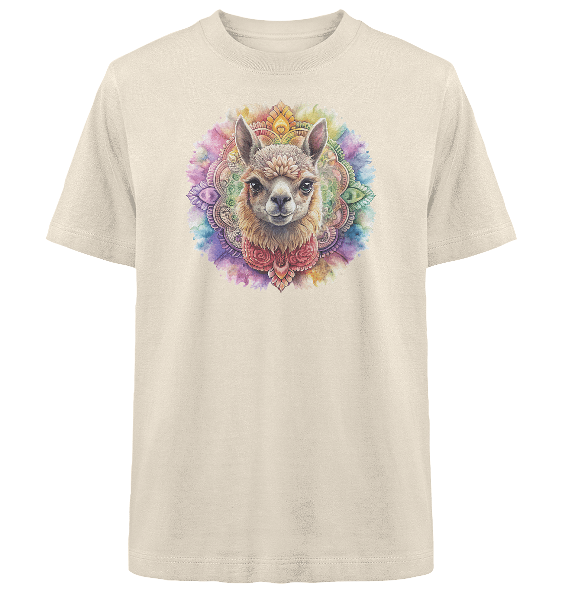 Alpaka Mandala - Heavy Oversized Organic Shirt - ArtfulShenwyn