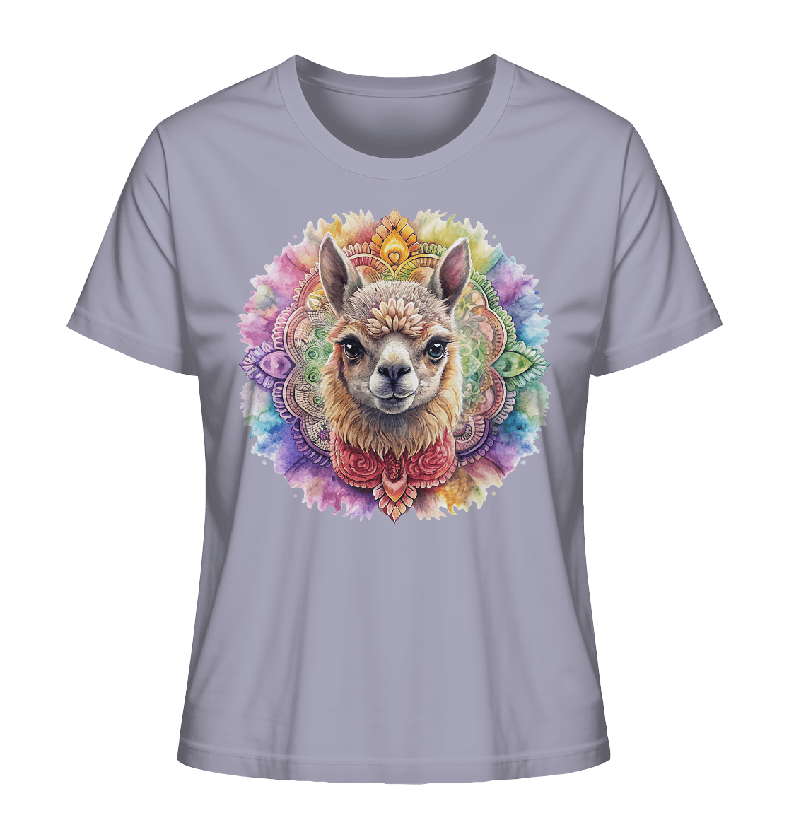 Alpaka Mandala - Ladies Organic Shirt - ArtfulShenwyn