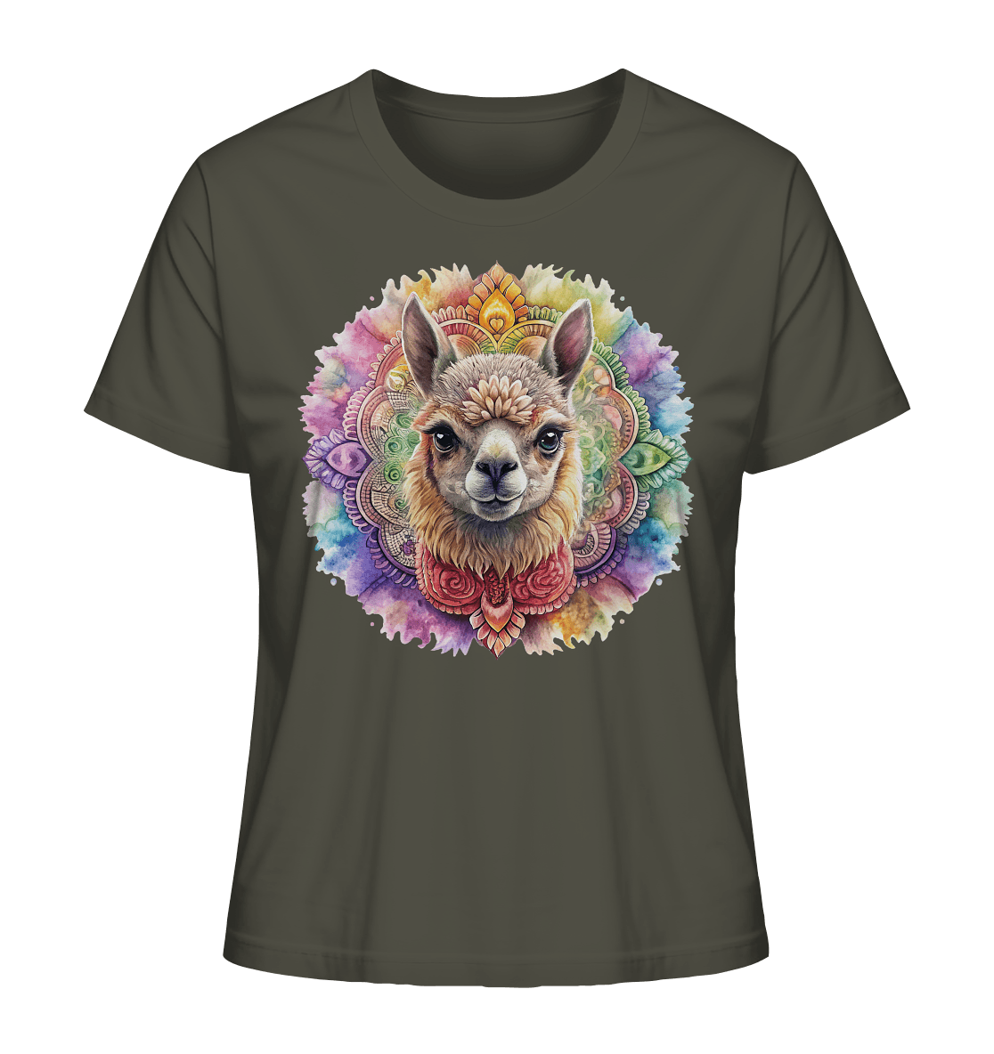 Alpaka Mandala - Ladies Organic Shirt - ArtfulShenwyn