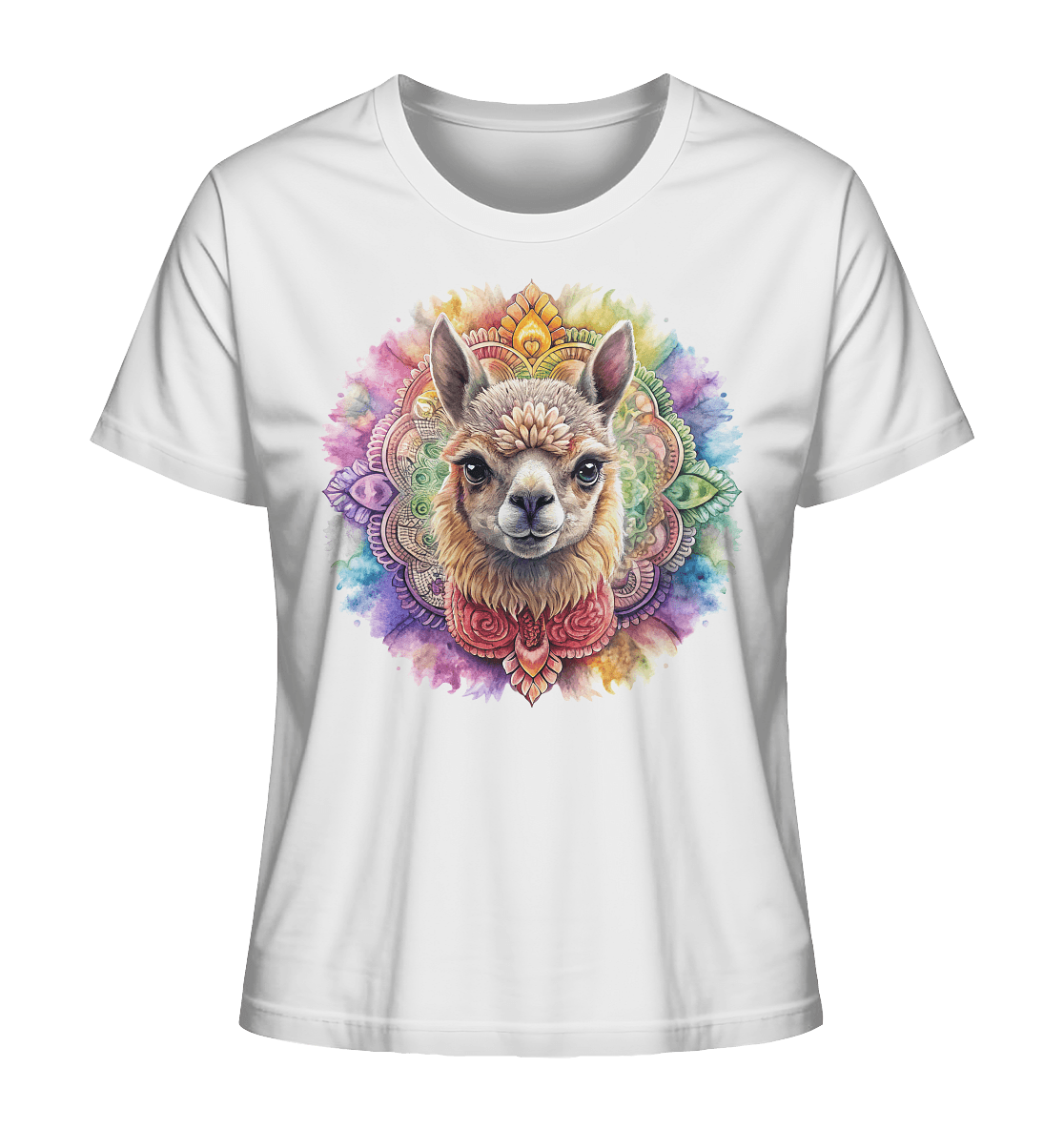 Alpaka Mandala - Ladies Organic Shirt - ArtfulShenwyn