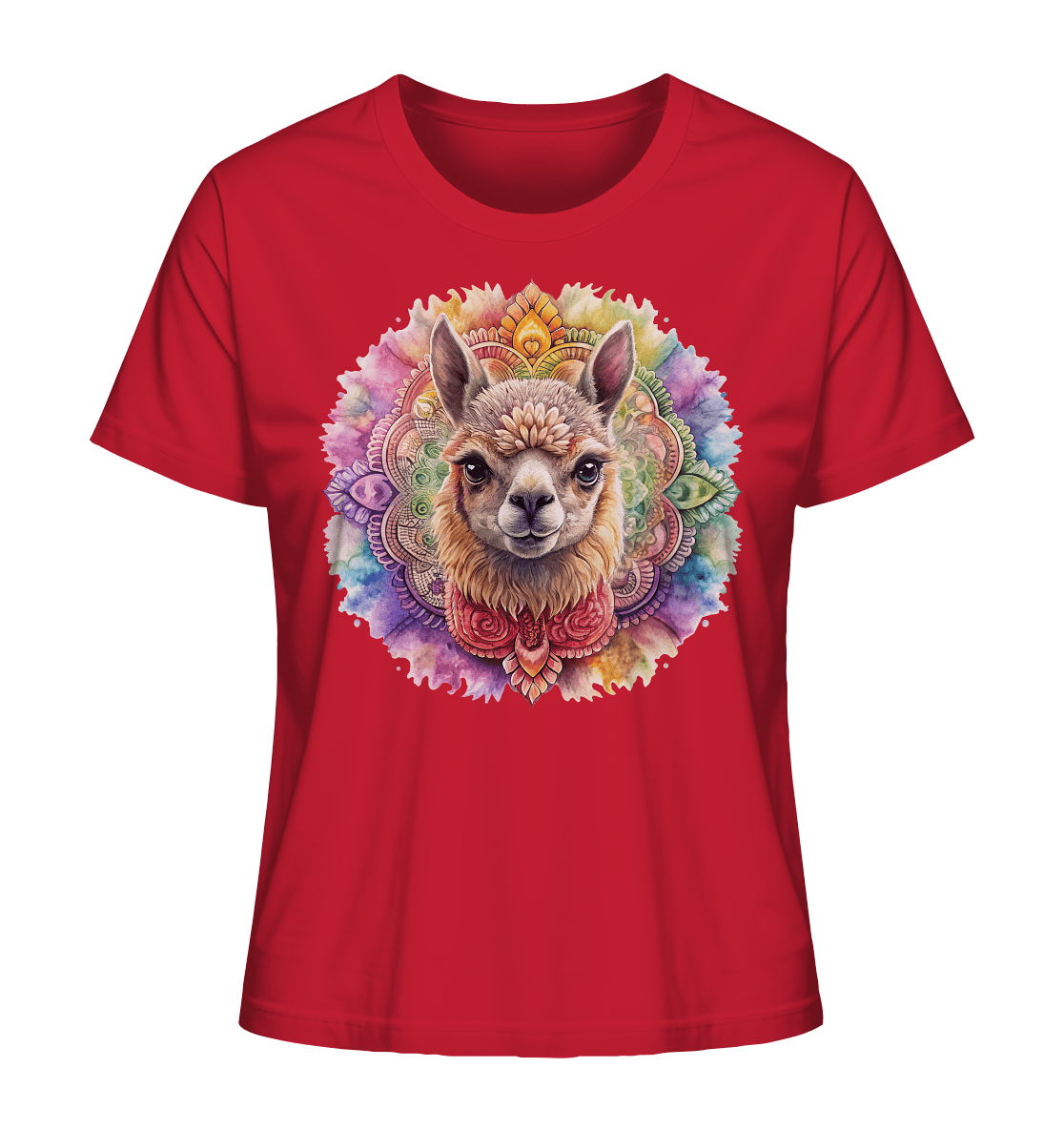 Alpaka Mandala - Ladies Organic Shirt - ArtfulShenwyn