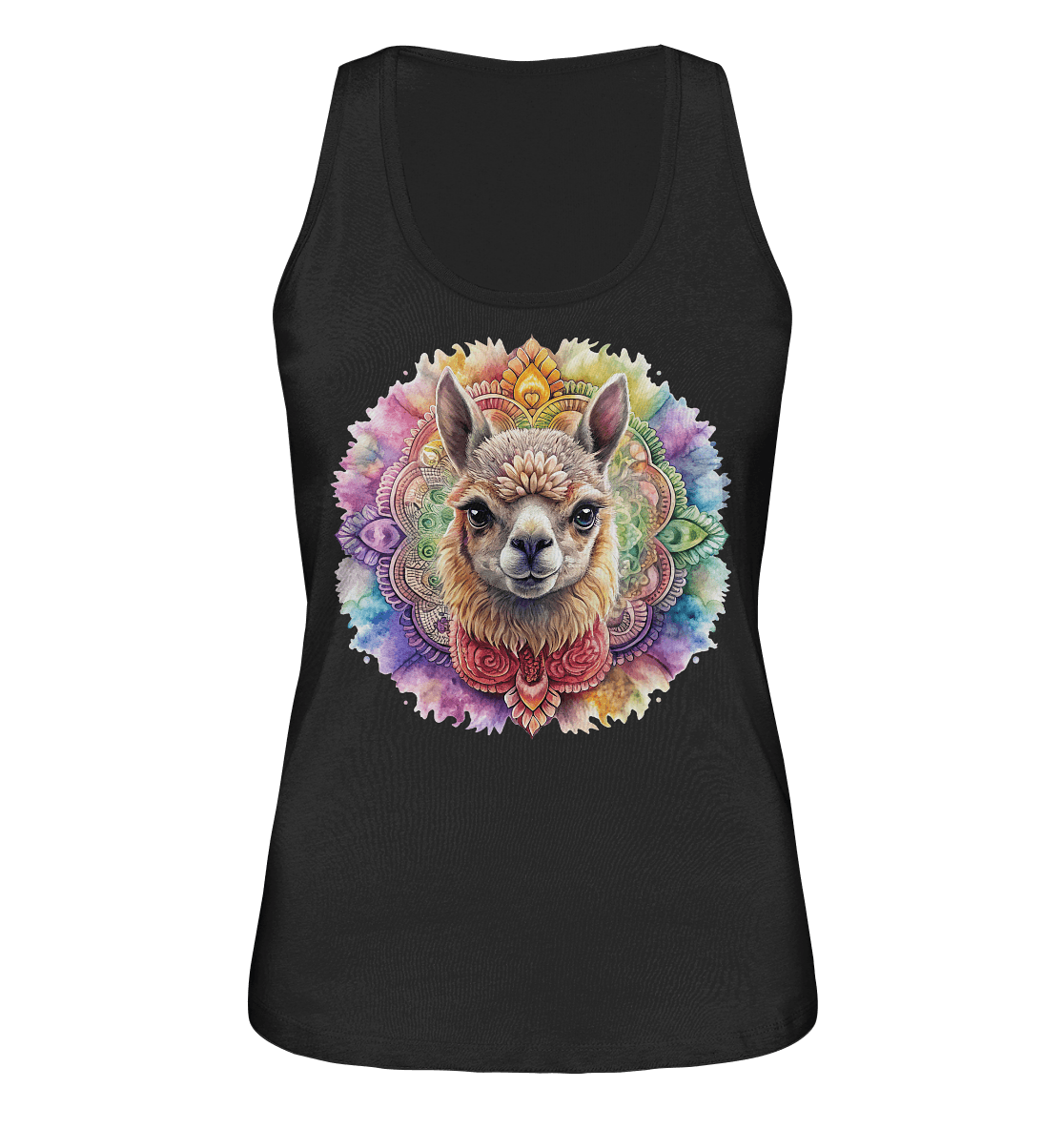 Alpaka Mandala - Ladies Organic Tank-Top - ArtfulShenwyn