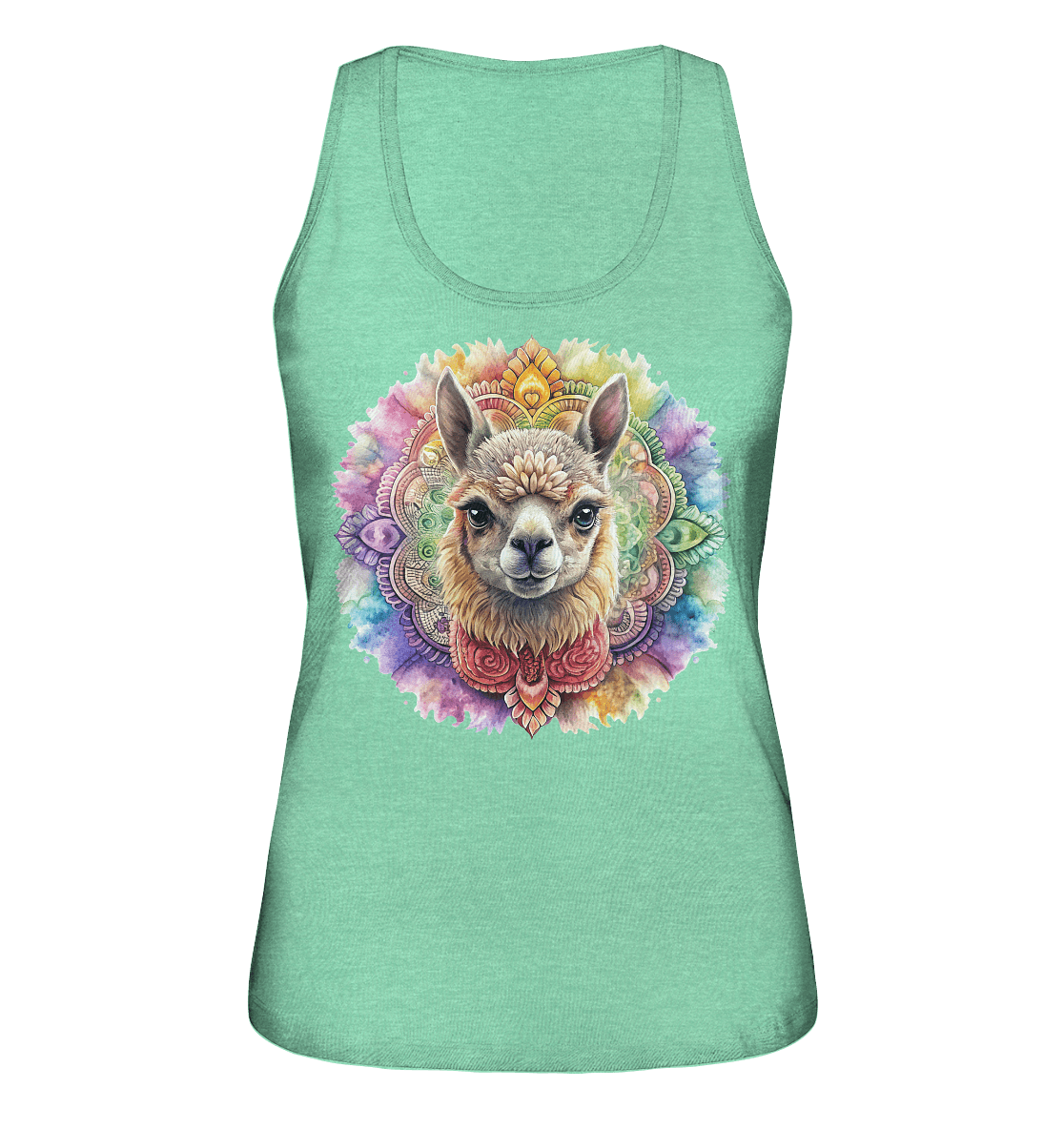 Alpaka Mandala - Ladies Organic Tank-Top - ArtfulShenwyn