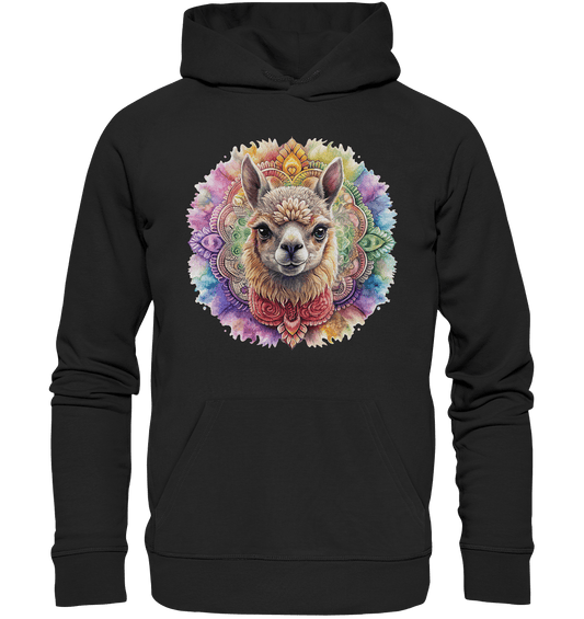 Alpaka Mandala - Organic Basic Hoodie - ArtfulShenwyn