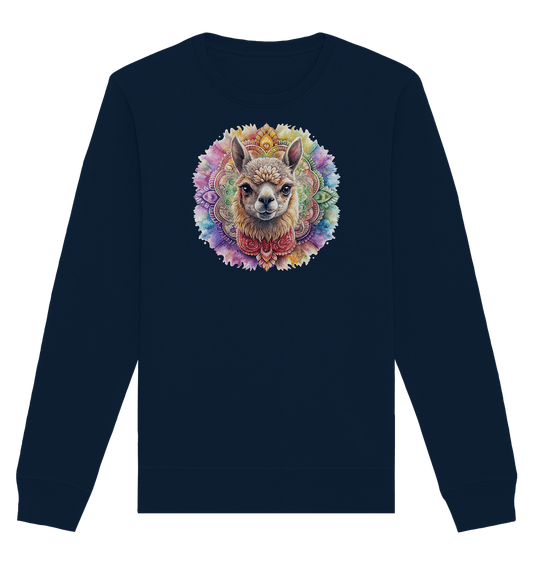 Alpaka Mandala - Organic Basic Unisex Sweatshirt - ArtfulShenwyn