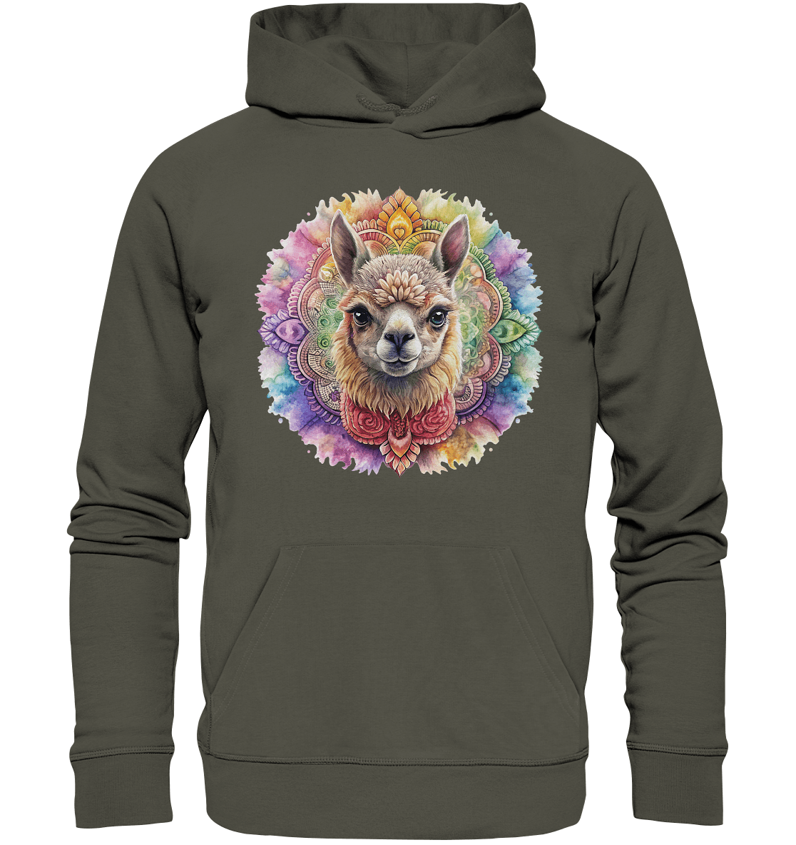 Alpaka Mandala - Organic Hoodie - ArtfulShenwyn