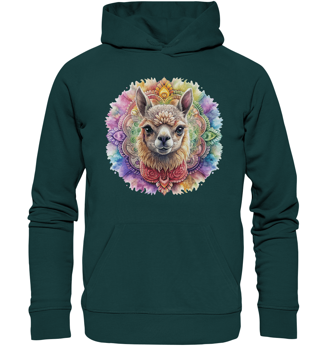 Alpaka Mandala - Organic Hoodie - ArtfulShenwyn