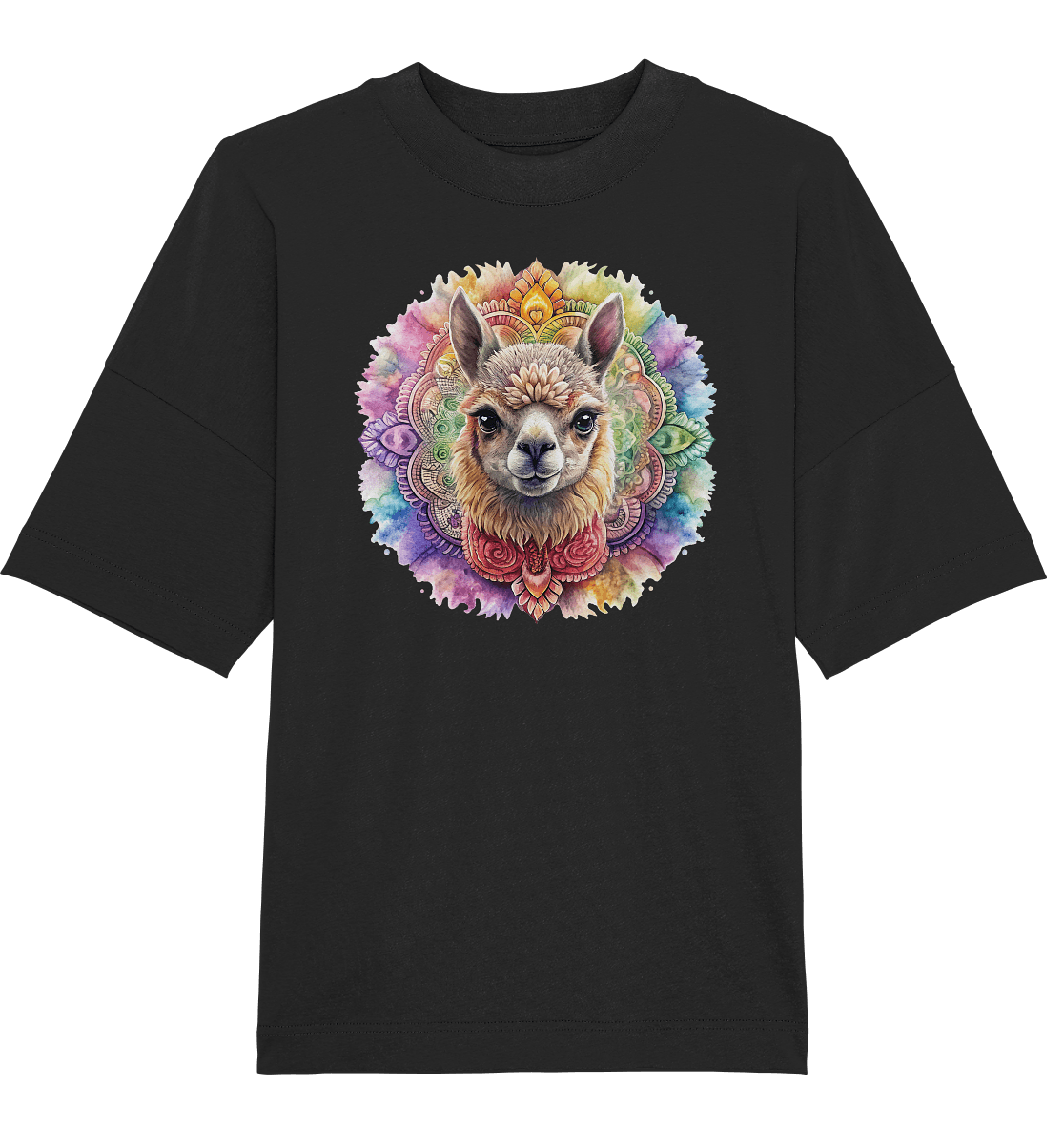 Alpaka Mandala - Organic Oversize Shirt - ArtfulShenwyn