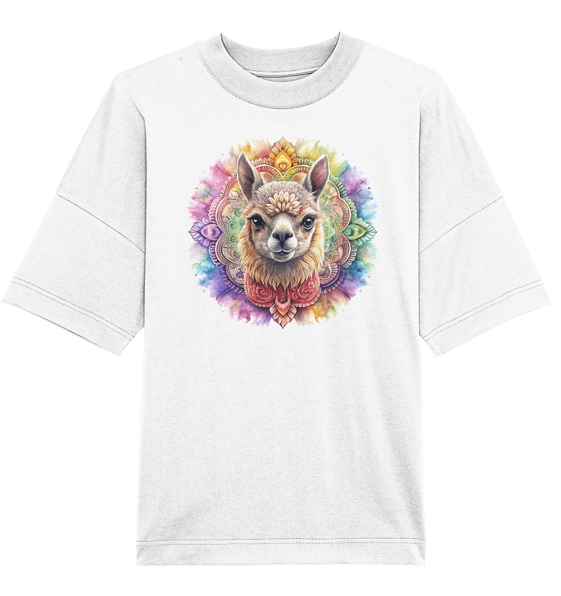 Alpaka Mandala - Organic Oversize Shirt - ArtfulShenwyn