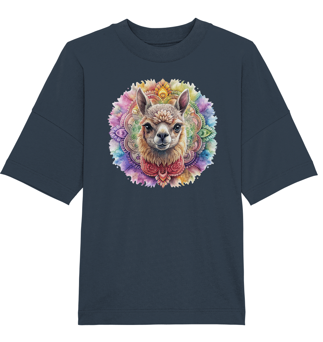 Alpaka Mandala - Organic Oversize Shirt - ArtfulShenwyn