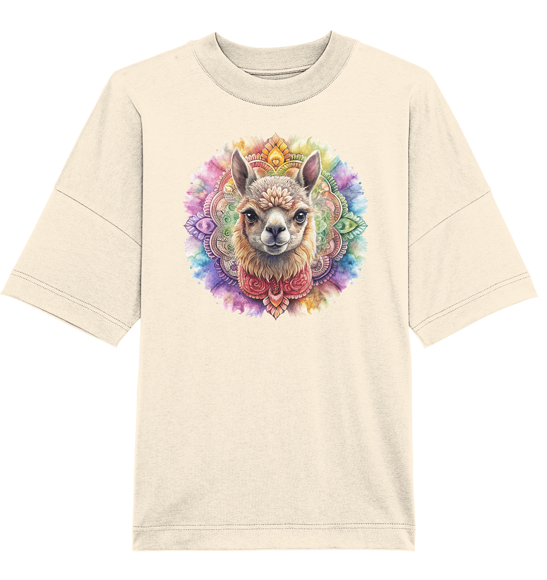 Alpaka Mandala - Organic Oversize Shirt - ArtfulShenwyn