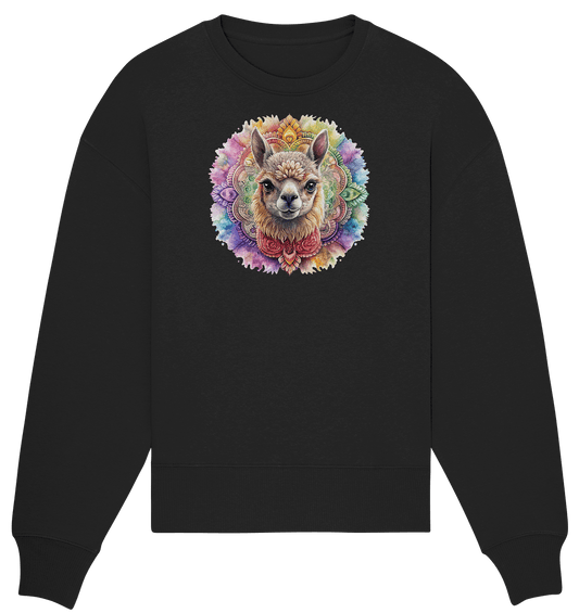 Alpaka Mandala - Organic Oversize Sweatshirt - ArtfulShenwyn