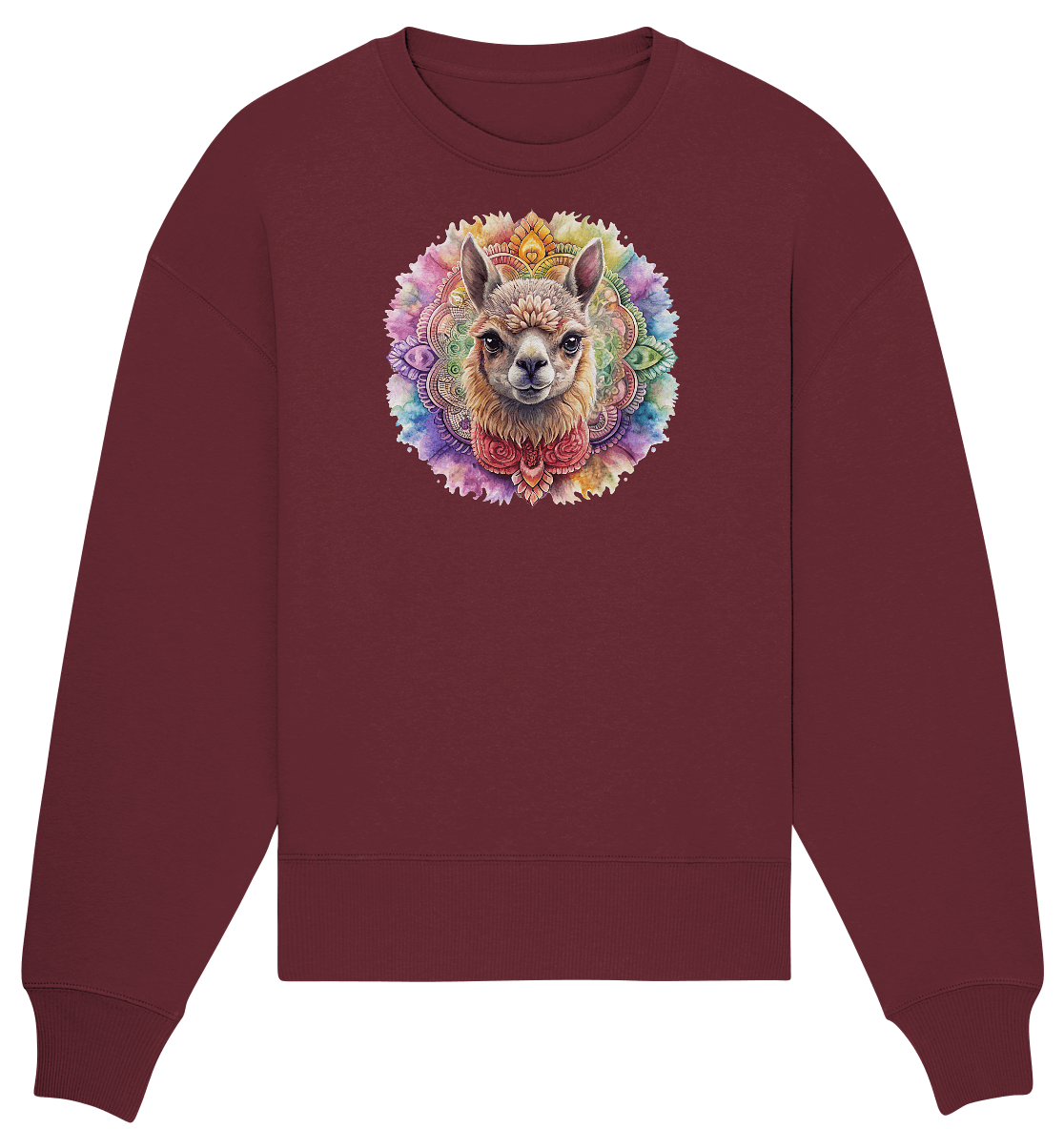 Alpaka Mandala - Organic Oversize Sweatshirt - ArtfulShenwyn