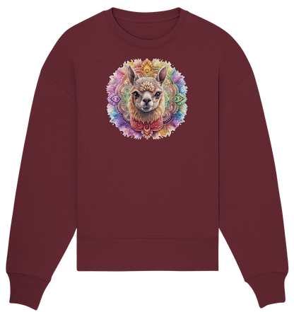 Alpaka Mandala - Organic Oversize Sweatshirt - ArtfulShenwyn