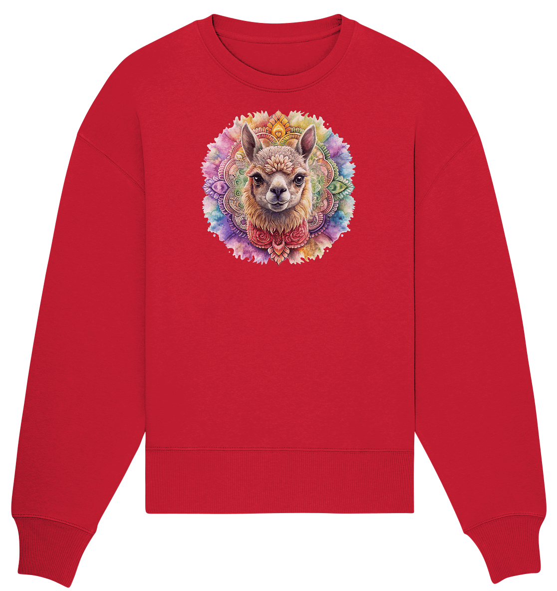 Alpaka Mandala - Organic Oversize Sweatshirt - ArtfulShenwyn