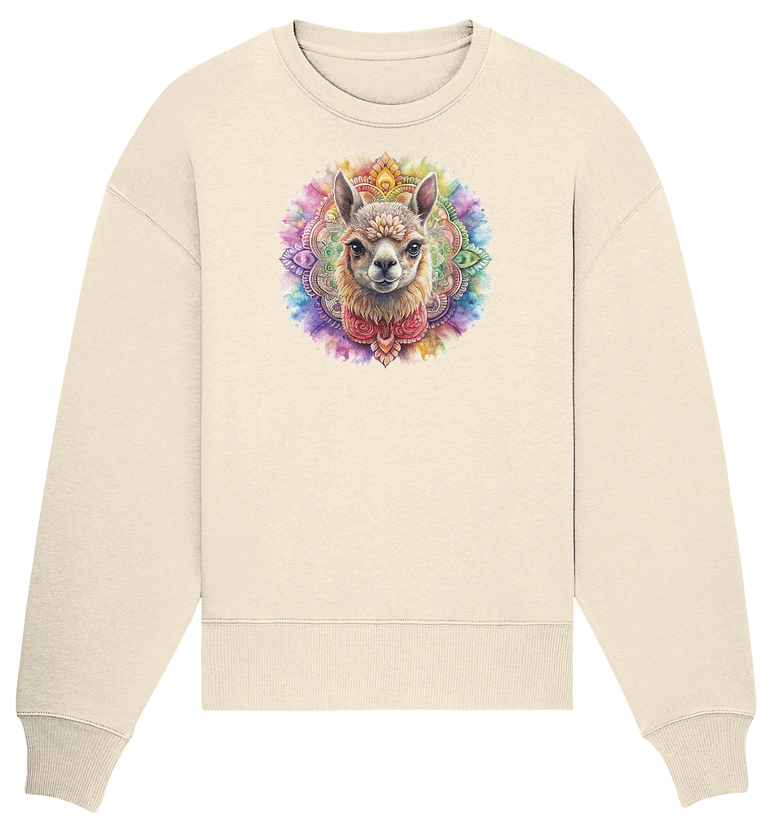 Alpaka Mandala - Organic Oversize Sweatshirt - ArtfulShenwyn