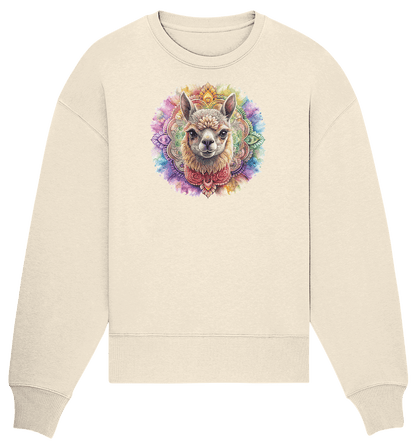 Alpaka Mandala - Organic Oversize Sweatshirt - ArtfulShenwyn