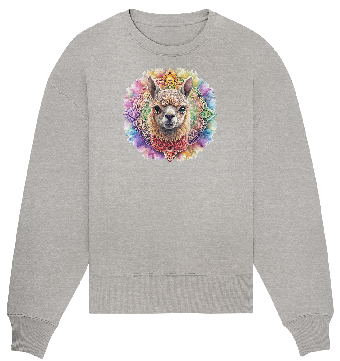 Alpaka Mandala - Organic Oversize Sweatshirt - ArtfulShenwyn