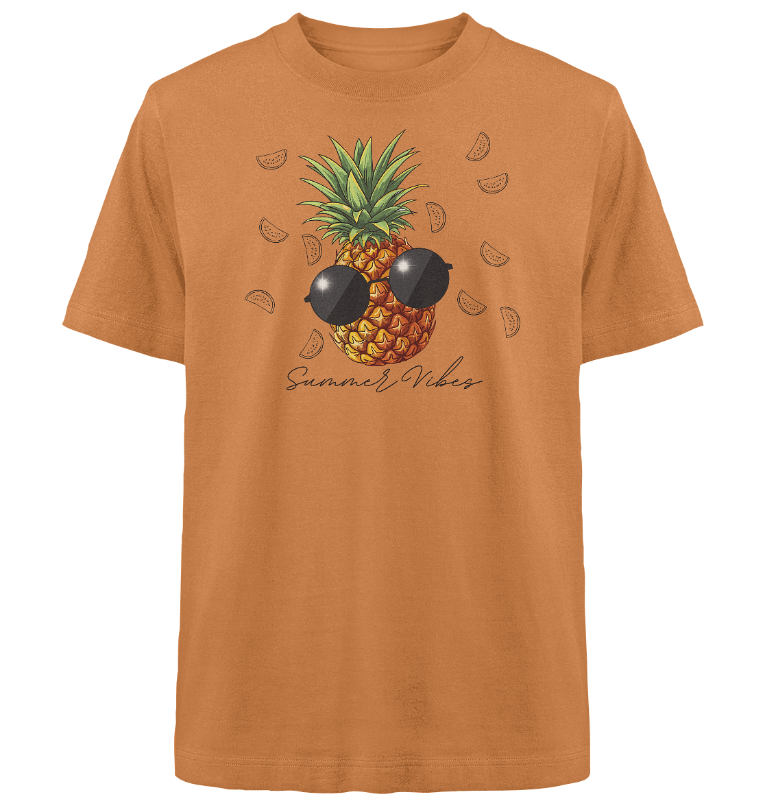 Ananas - Heavy Oversized Organic Shirt - ArtfulShenwyn