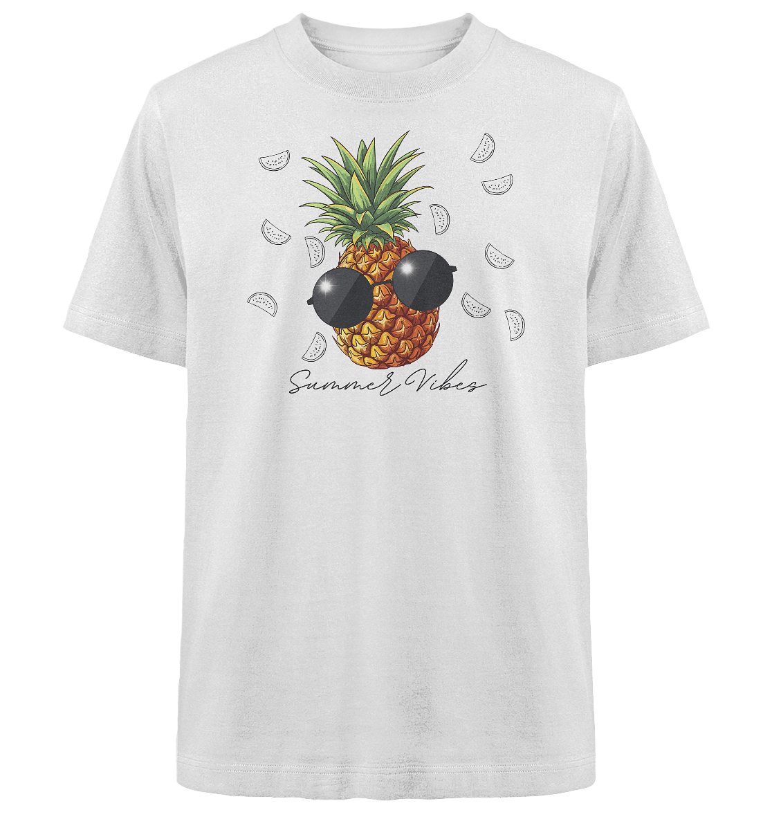 Ananas - Heavy Oversized Organic Shirt - ArtfulShenwyn