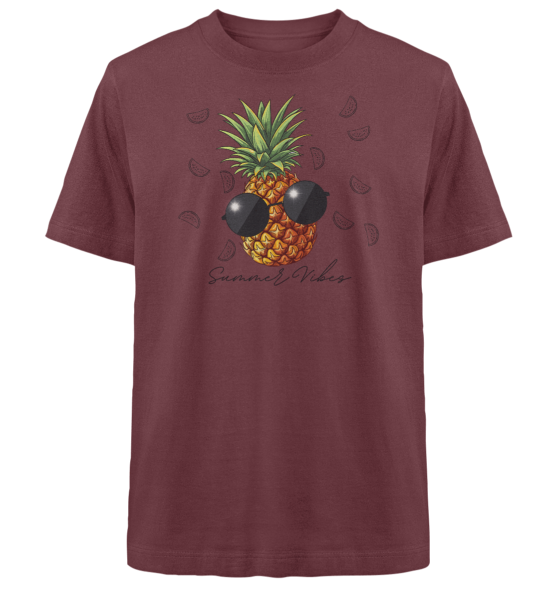 Ananas - Heavy Oversized Organic Shirt - ArtfulShenwyn