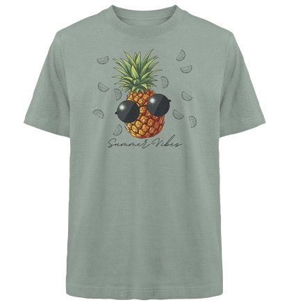 Ananas - Heavy Oversized Organic Shirt - ArtfulShenwyn