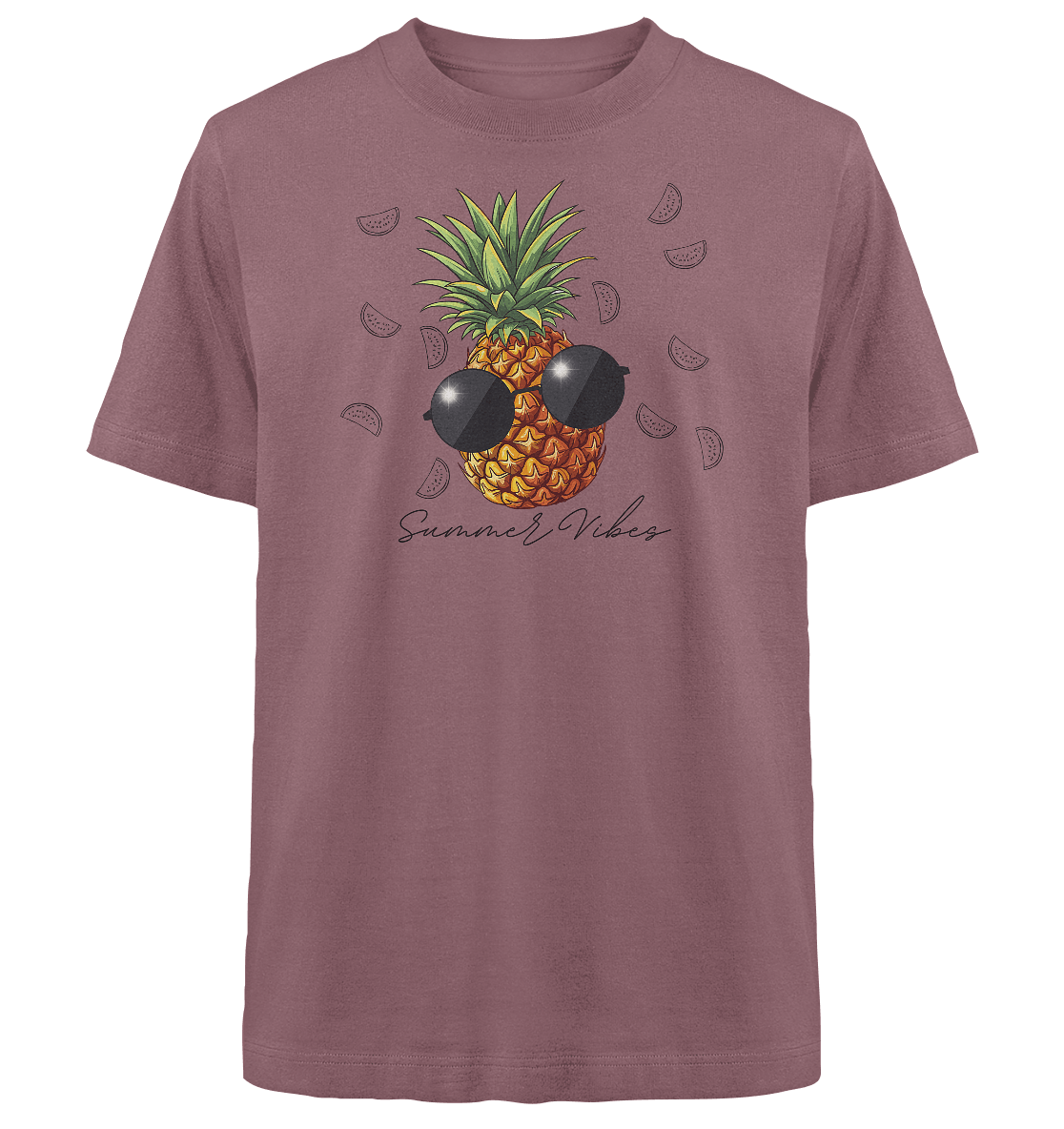 Ananas - Heavy Oversized Organic Shirt - ArtfulShenwyn