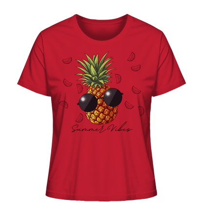 Ananas - Ladies Organic Shirt - ArtfulShenwyn