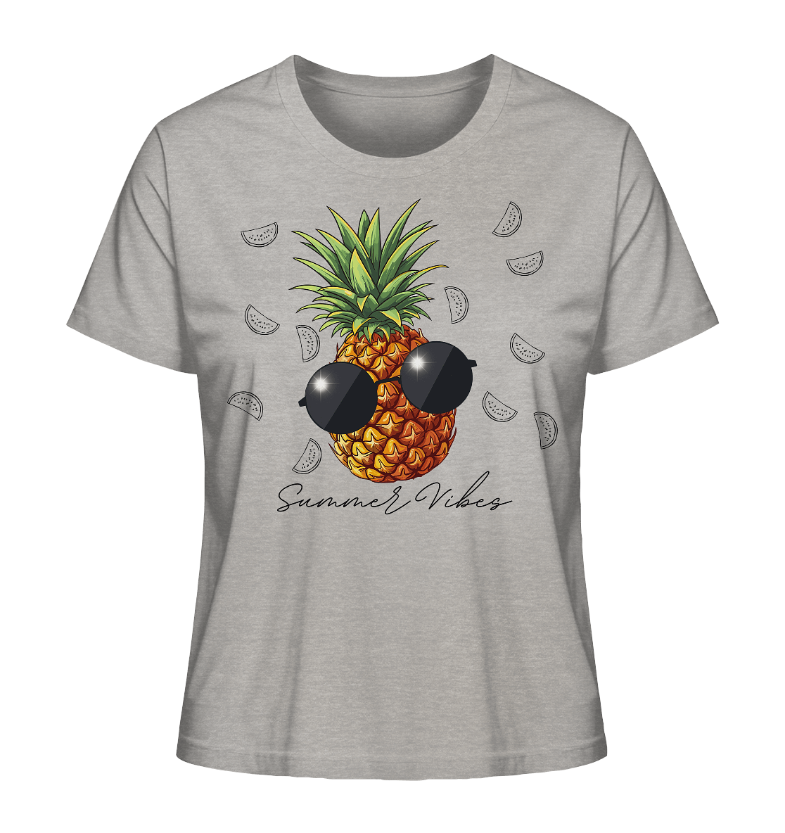 Ananas - Ladies Organic Shirt - ArtfulShenwyn