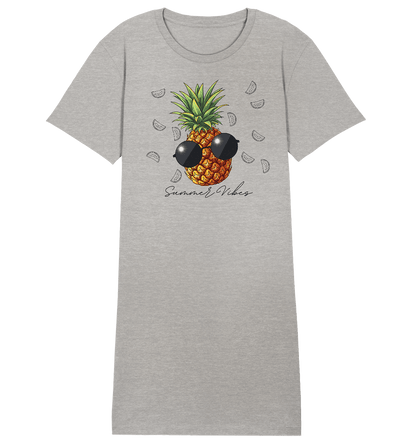 Ananas - Ladies Organic Shirt Dress - ArtfulShenwyn