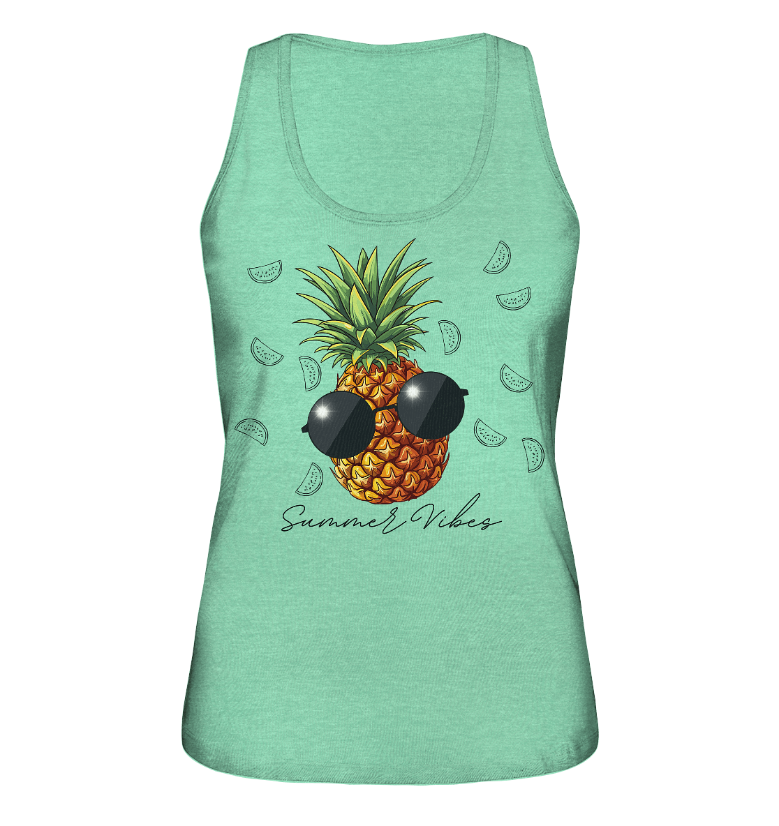 Ananas - Ladies Organic Tank-Top - ArtfulShenwyn