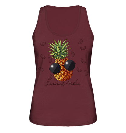 Ananas - Ladies Organic Tank-Top - ArtfulShenwyn