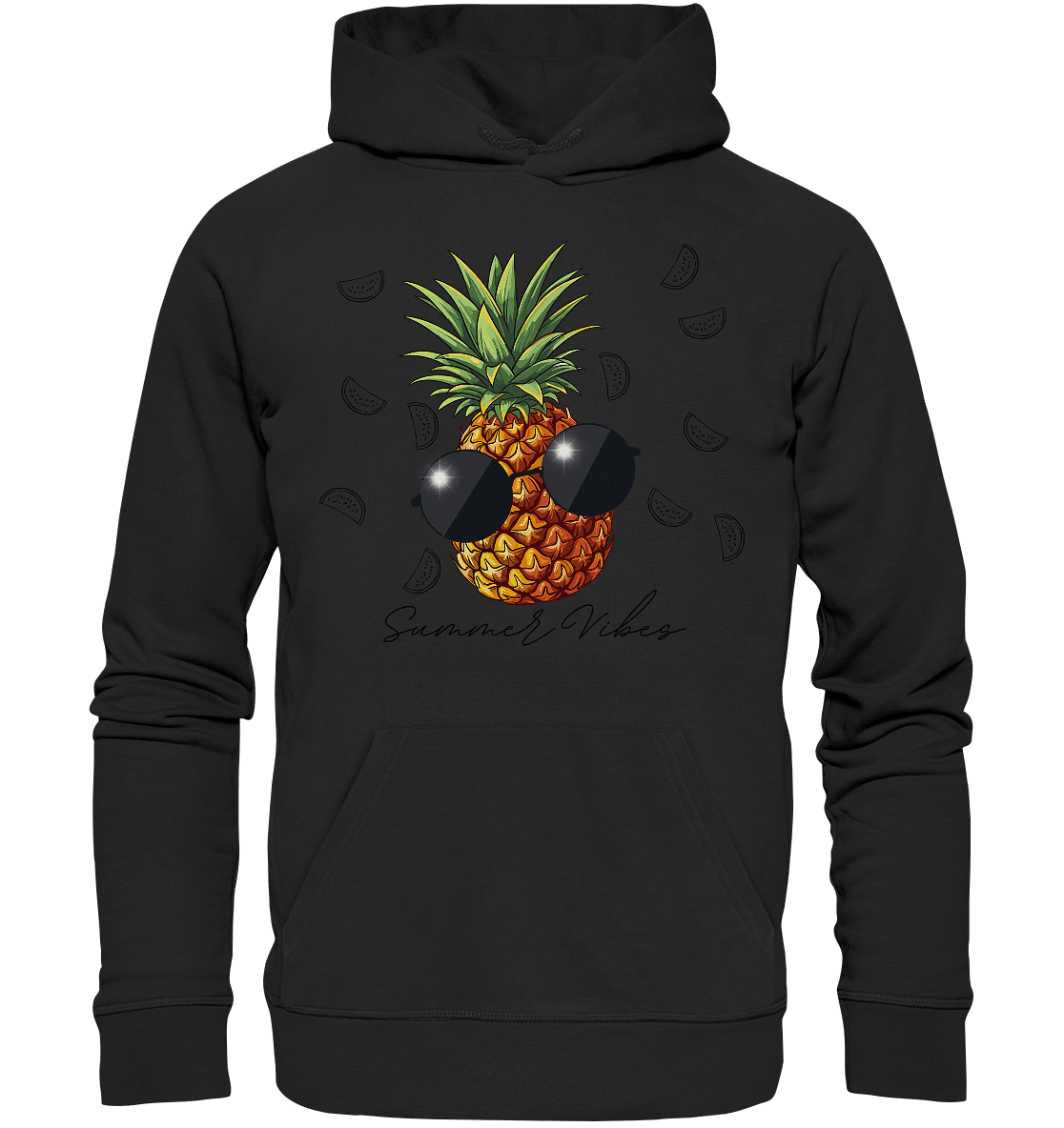 Ananas - Organic Basic Hoodie - ArtfulShenwyn