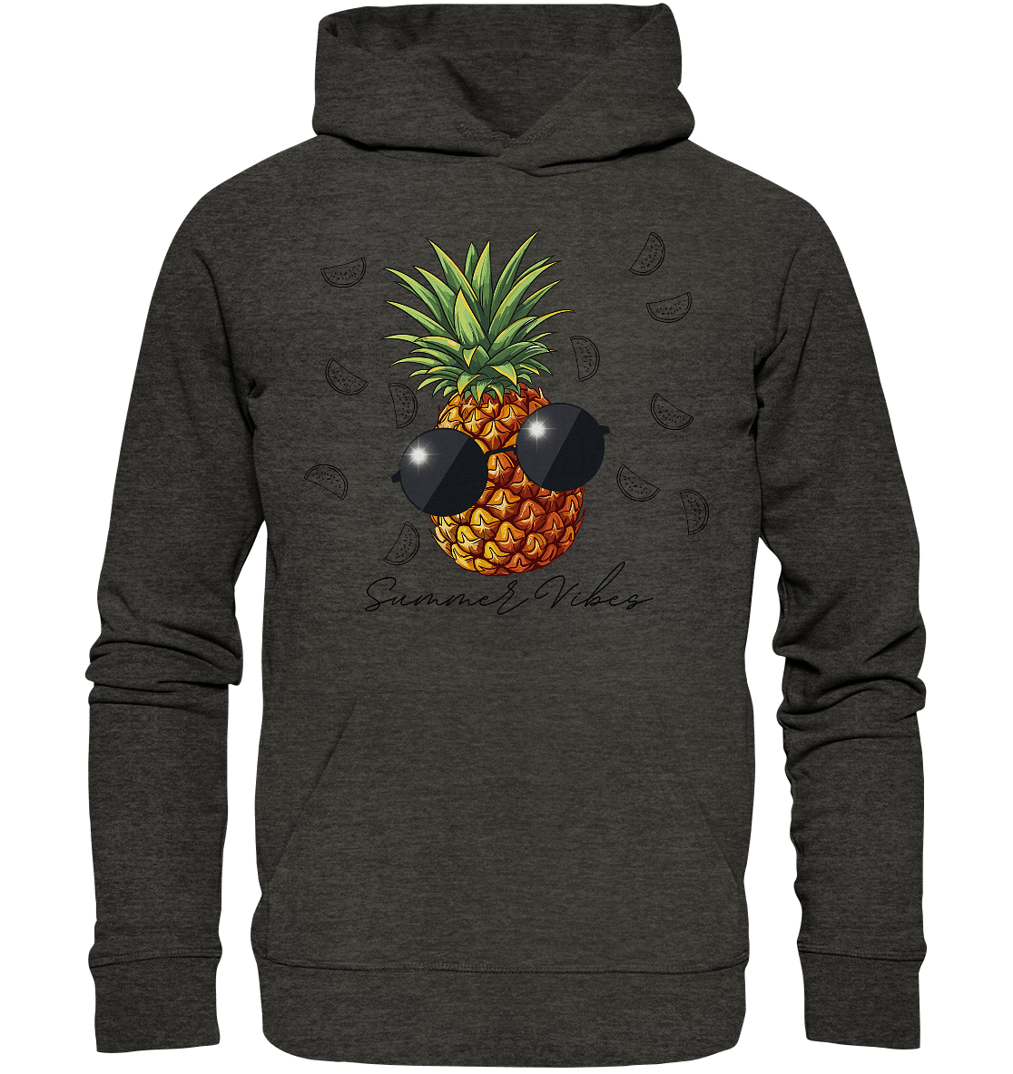 Ananas - Organic Basic Hoodie - ArtfulShenwyn