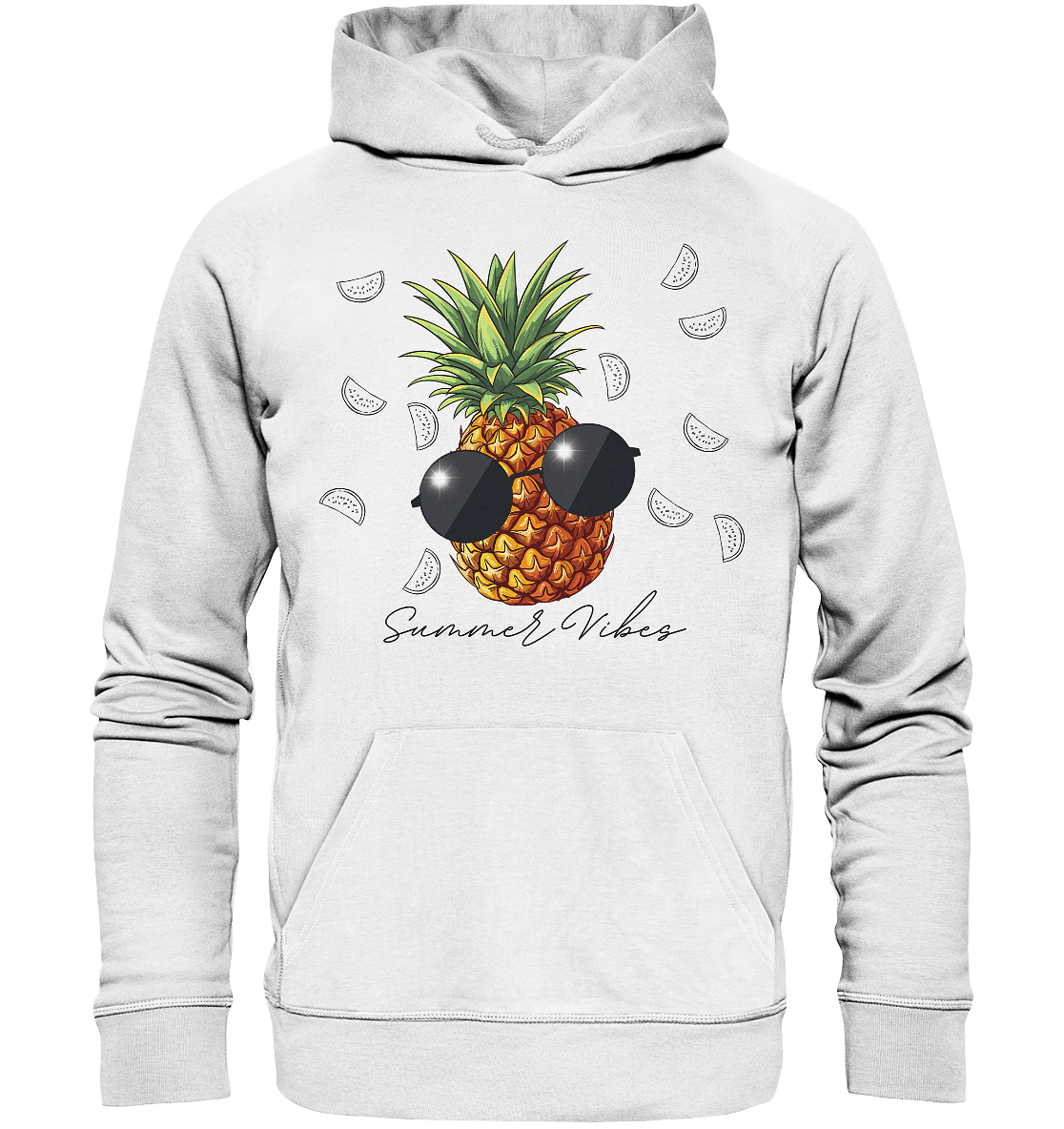 Ananas - Organic Basic Hoodie - ArtfulShenwyn