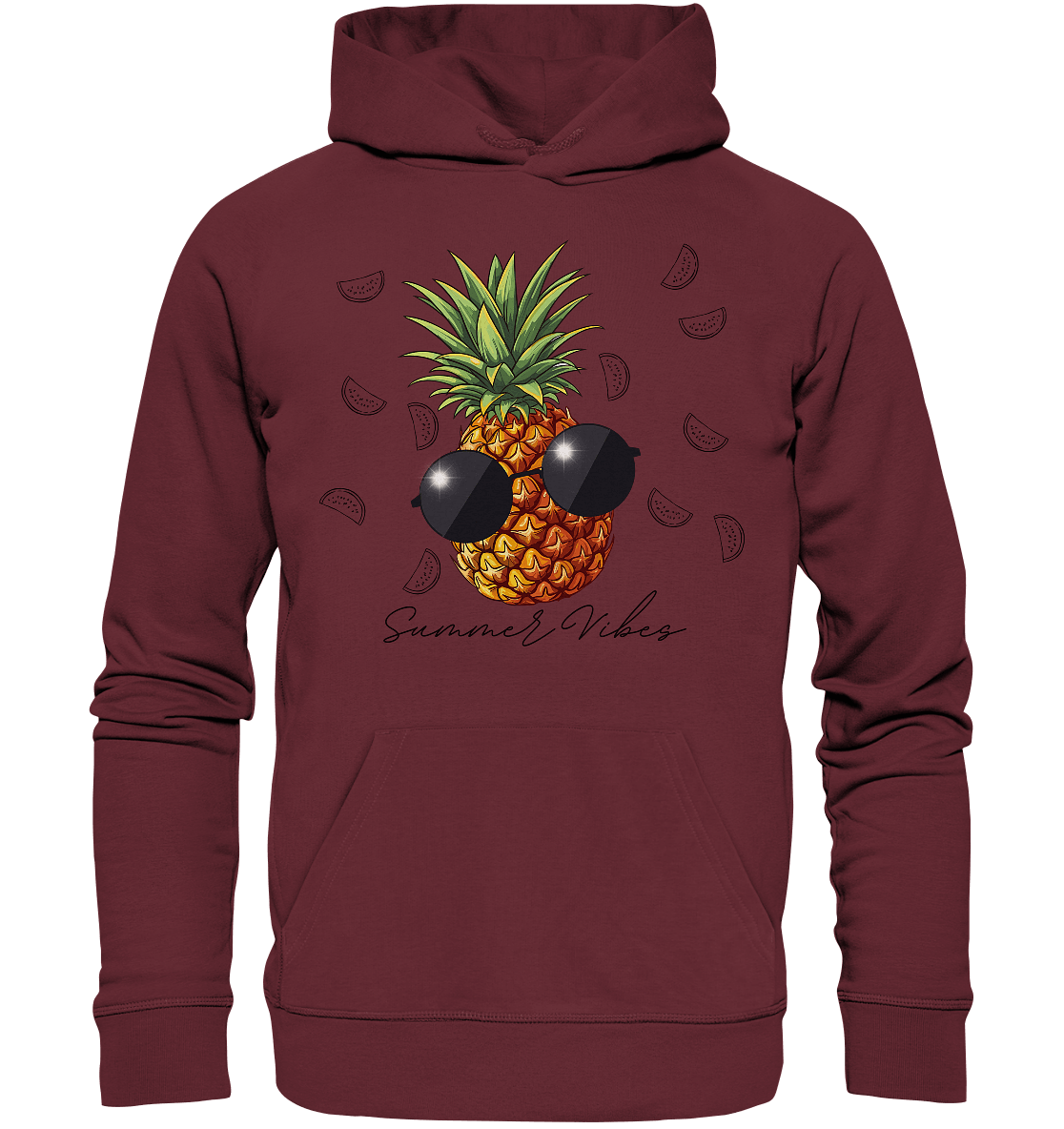 Ananas - Organic Basic Hoodie - ArtfulShenwyn