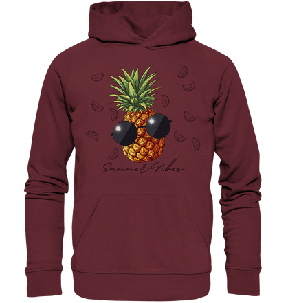 Ananas - Organic Basic Hoodie - ArtfulShenwyn