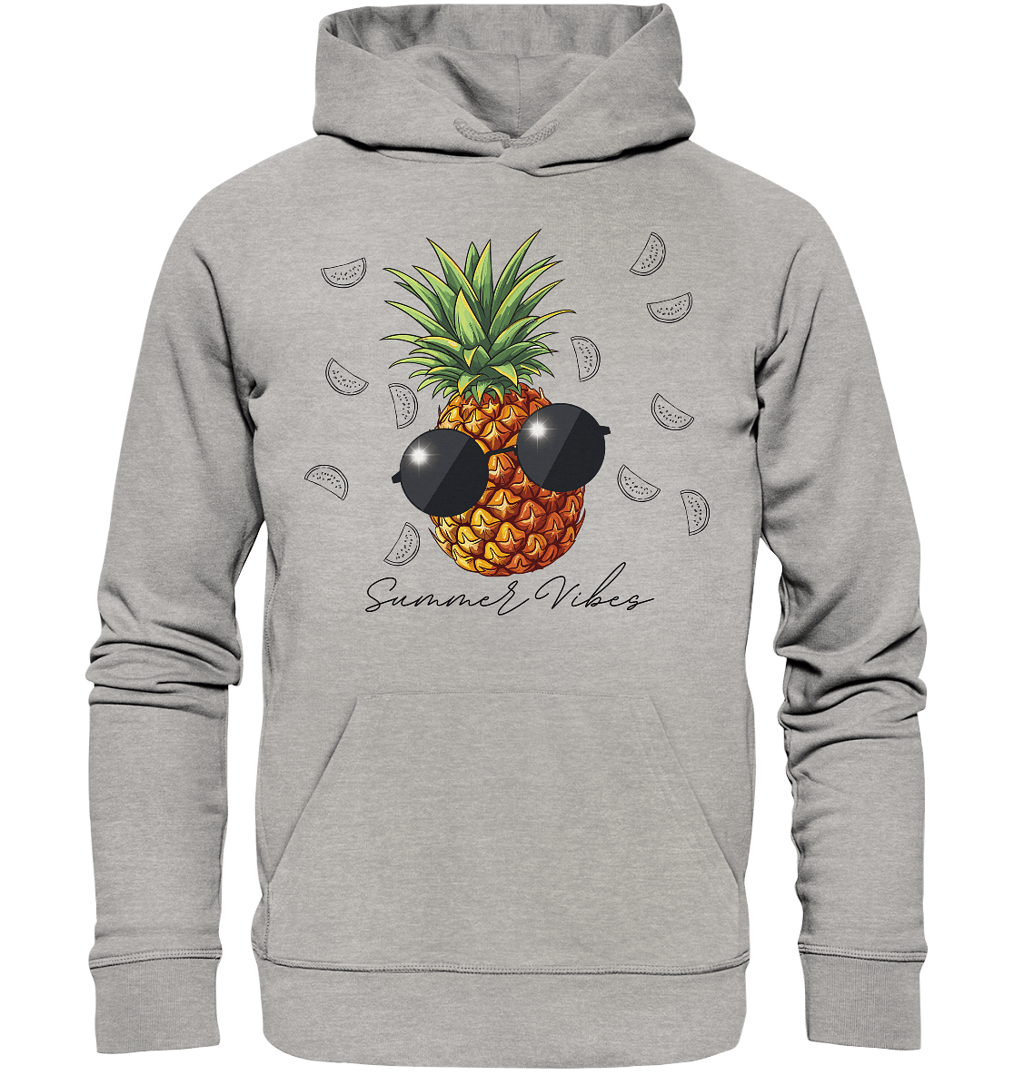 Ananas - Organic Basic Hoodie - ArtfulShenwyn