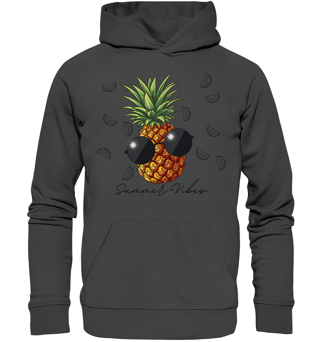 Ananas - Organic Basic Hoodie - ArtfulShenwyn