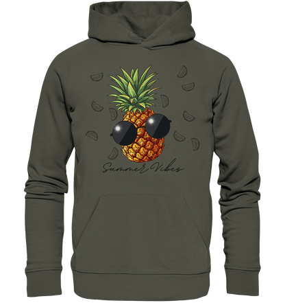 Ananas - Organic Basic Hoodie - ArtfulShenwyn