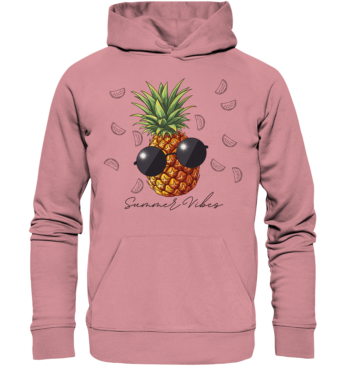 Ananas - Organic Basic Hoodie - ArtfulShenwyn