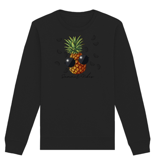 Ananas - Organic Basic Unisex Sweatshirt - ArtfulShenwyn