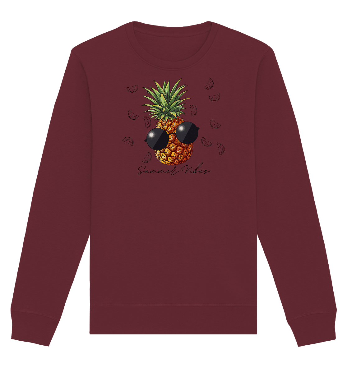 Ananas - Organic Basic Unisex Sweatshirt - ArtfulShenwyn