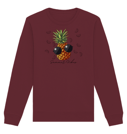 Ananas - Organic Basic Unisex Sweatshirt - ArtfulShenwyn