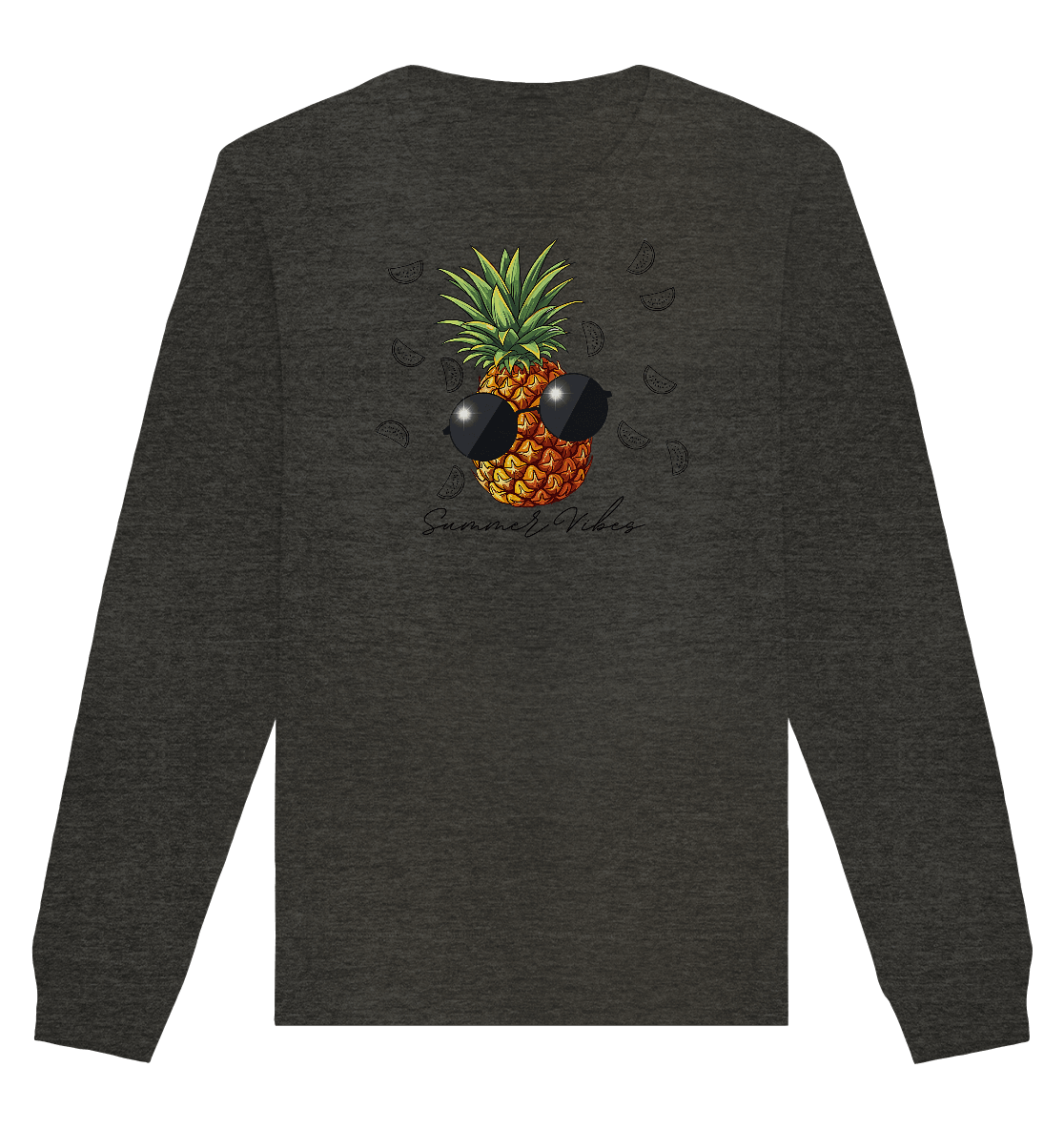 Ananas - Organic Basic Unisex Sweatshirt - ArtfulShenwyn