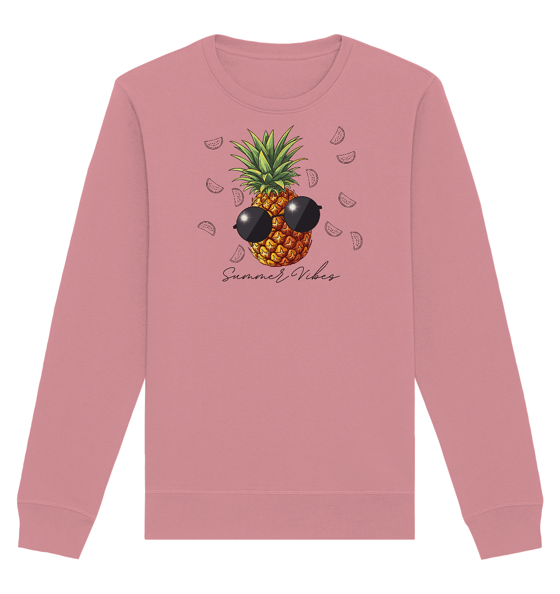 Ananas - Organic Basic Unisex Sweatshirt - ArtfulShenwyn